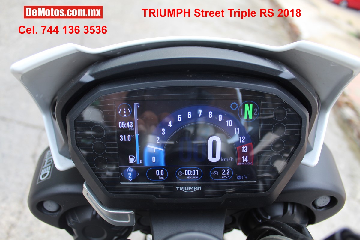Triumph Street Triple RS 765cc 2018